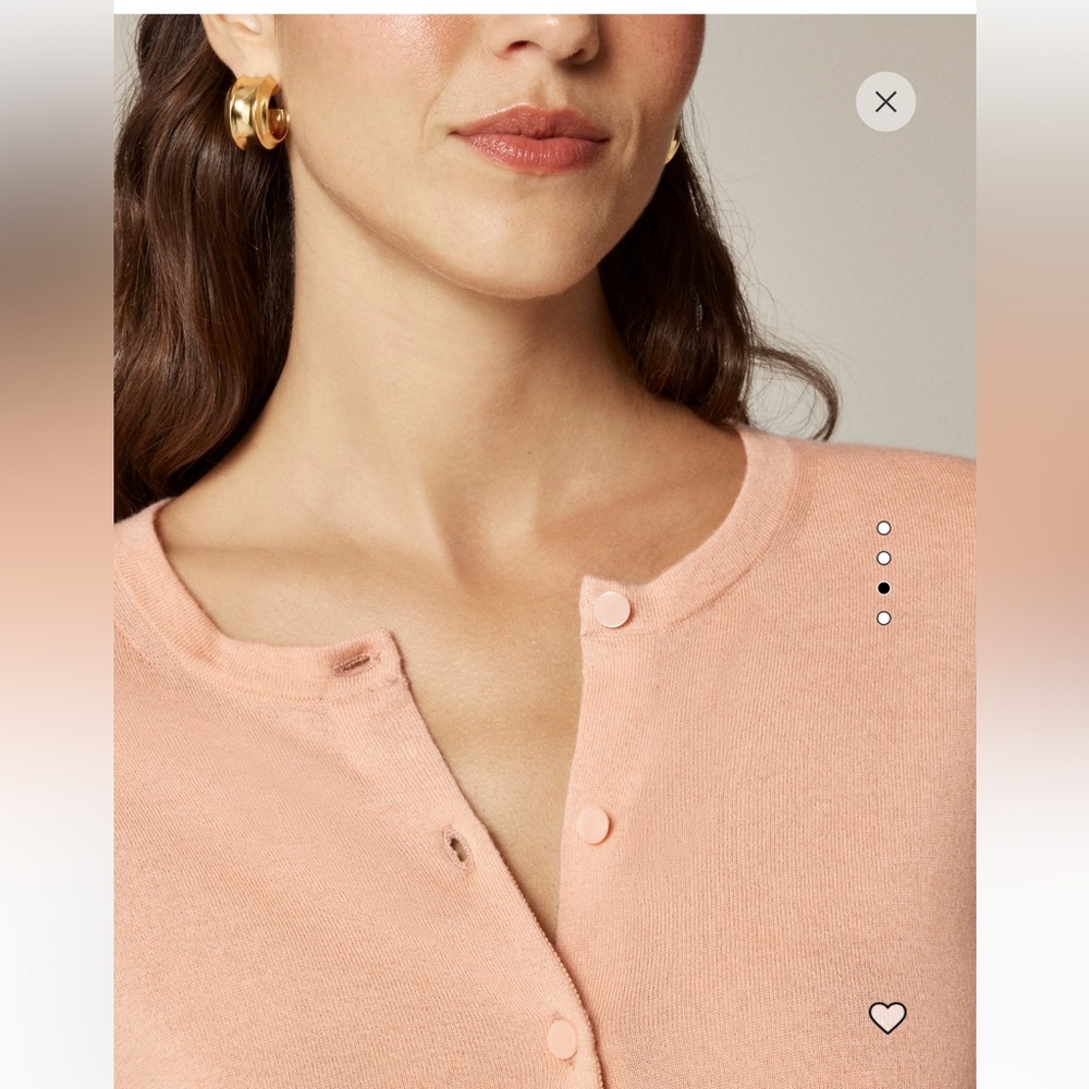 NWT J. Crew Featherweight cashmere cardigan - Picture 2 of 11